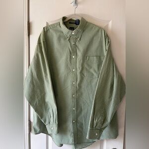 GAP XXL Green Button-Down Shirt